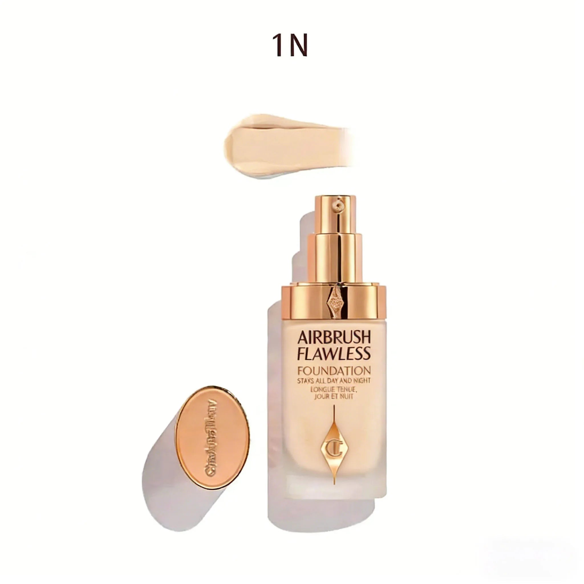 Charlotte Tilbury fond de teint liquide Super bouteille de broyage contrôle de l'huile embellissement de la peau imperméable résistant à la sueur Anti-frottement quotidien