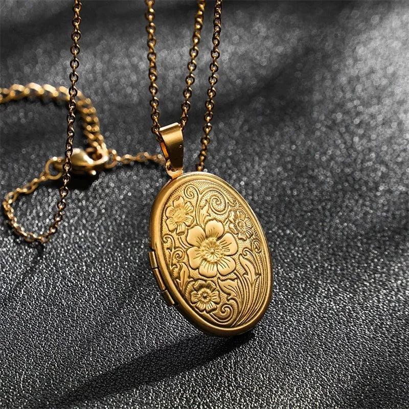 Collier médaillon personnalisé avec Photo, pendentif rond/ovale, collier médaillon, cadeaux personnalisés pour femmes et femmes et femmes