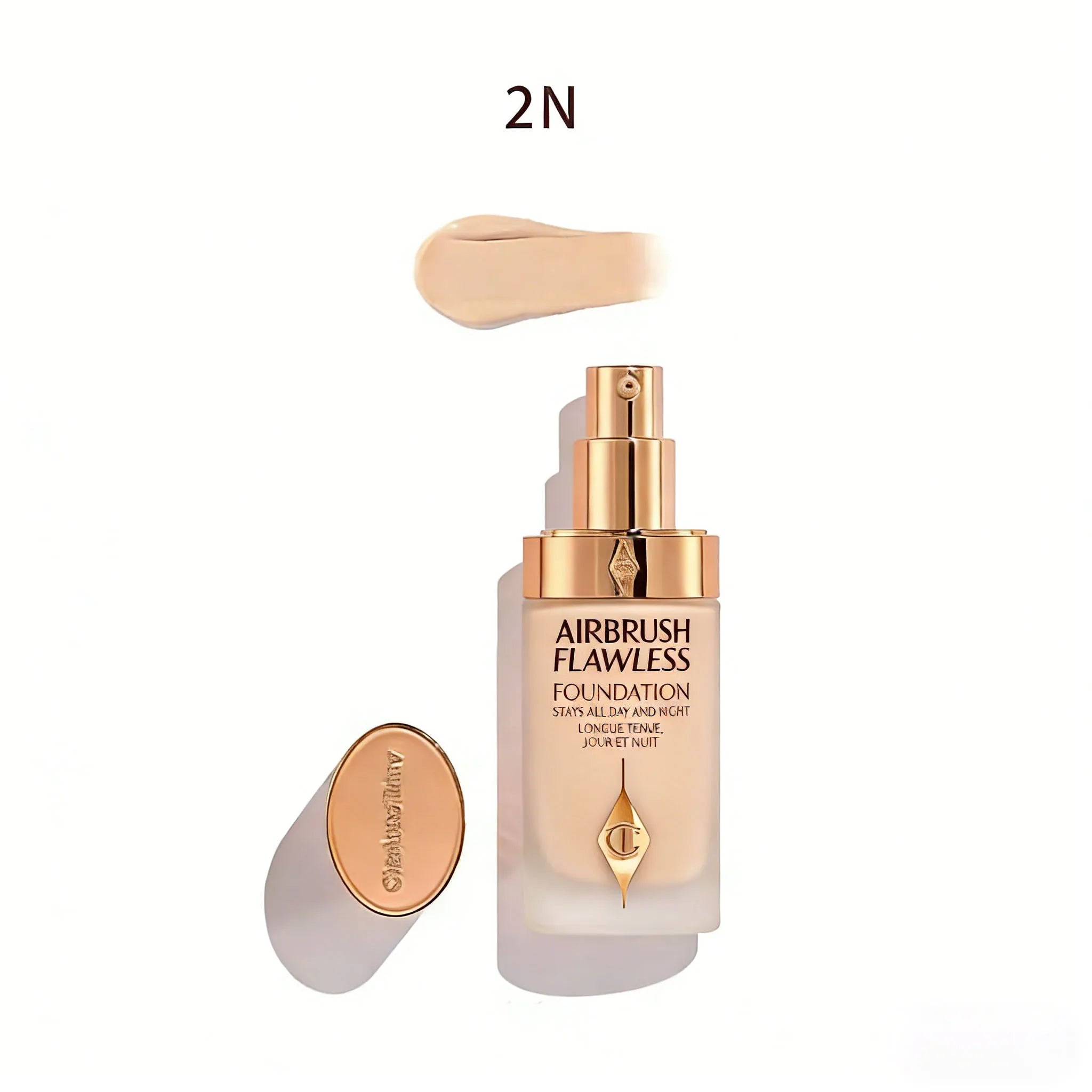 Charlotte Tilbury fond de teint liquide Super bouteille de broyage contrôle de l'huile embellissement de la peau imperméable résistant à la sueur Anti-frottement quotidien