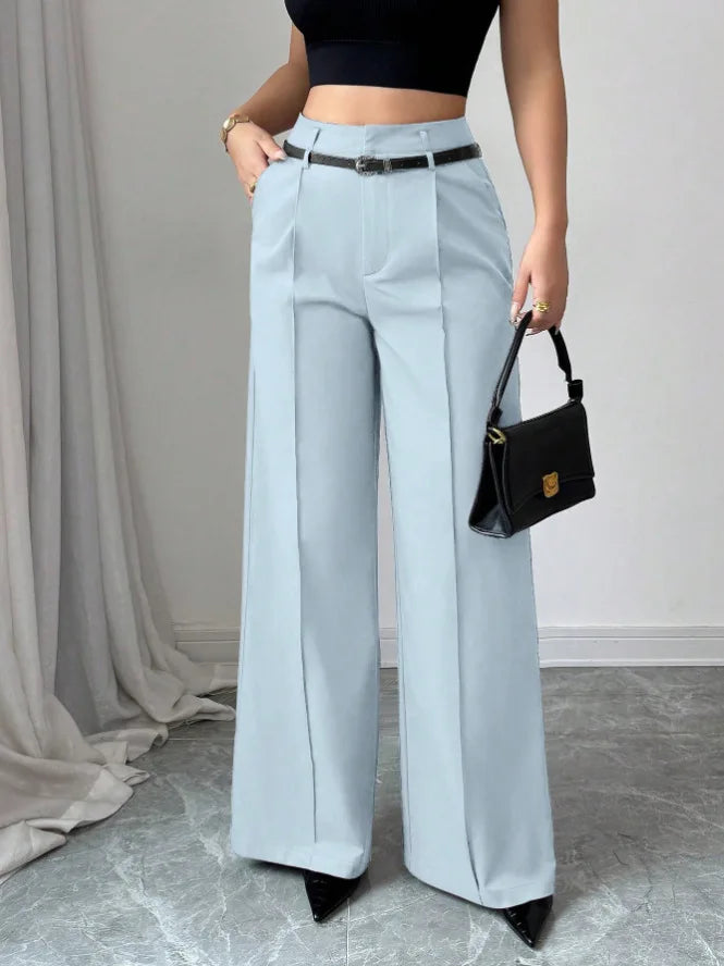 Pantalon confortable Jambe large pour femmes stylé elégante