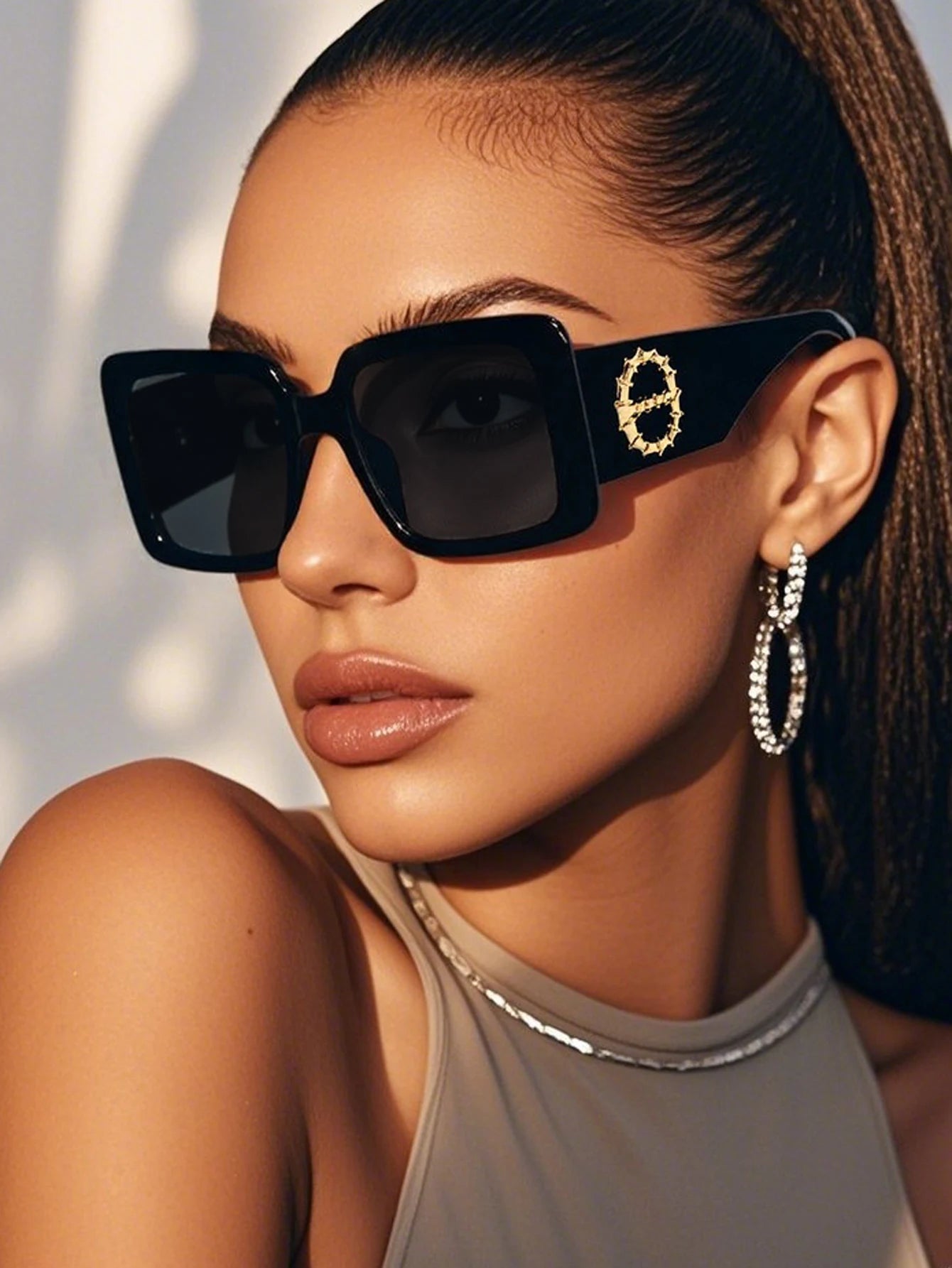 Cyclisme 2 pièces marque lunettes de soleil carrées pour femmes hommes marque Design luxe lunettes de soleil classique Vintage femme nuances lunettes UV400