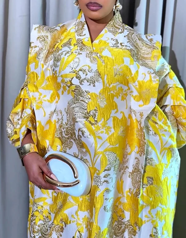 Robe africaines pour femme grande taille caftan robe de fête de mariage Djellaba robe dashik BOUBOU