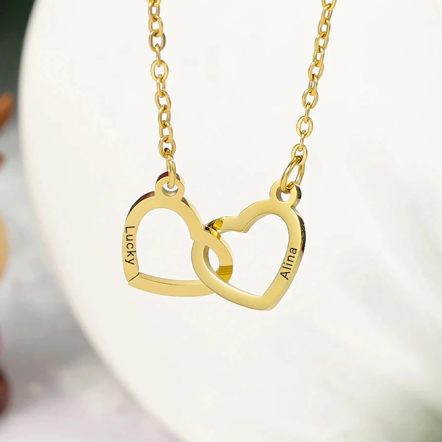 Boîte à bijoux en forme de Rose,cadeaux de saint-valentin ,collier personnalisé, pendentif de mariage