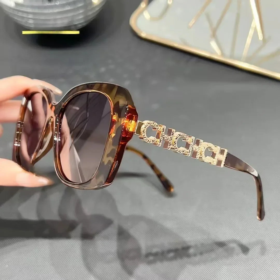 Lunettes de soleil polarisées de luxe légères pour femmes, lunettes de protection solaire de mode extérieure
