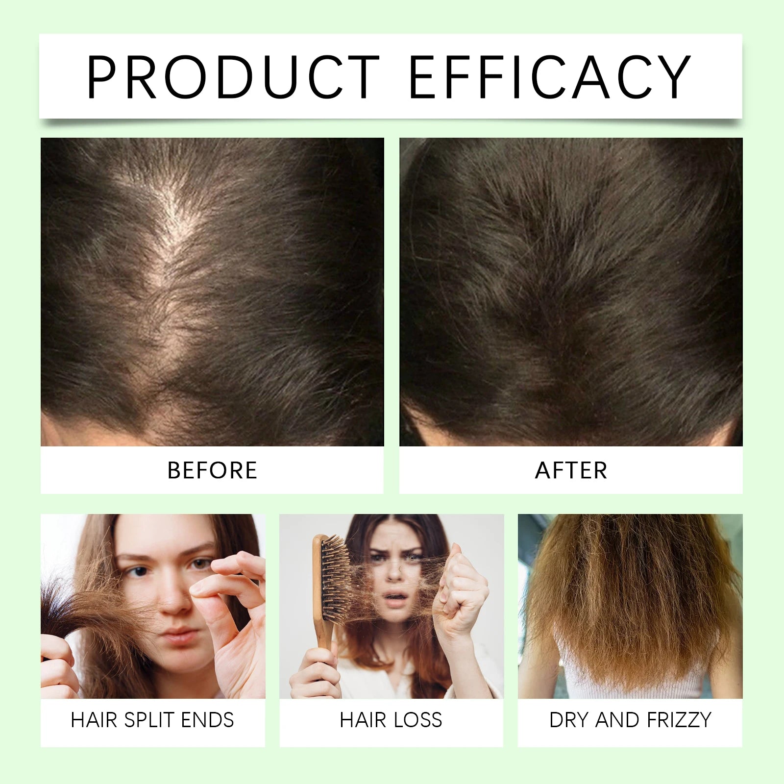 Shampoing au romarin apaisant pour le cuir chevelu, Anti-pelliculaire, rafraîchissant, réparation moelleuse, pointes fourchues, contrôle du sébum végétal, nourrissant, shampoing pour cheveux
