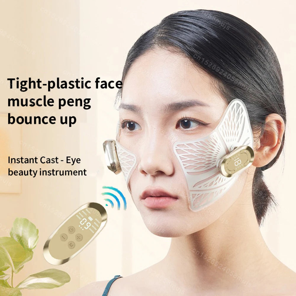 Appareil de soins oculaires à micro-courant à impulsions EMS, masseur oculaire pour Charleroi, massage de la fatigue, vagin noir, gonflement des yeux, anti-déformable