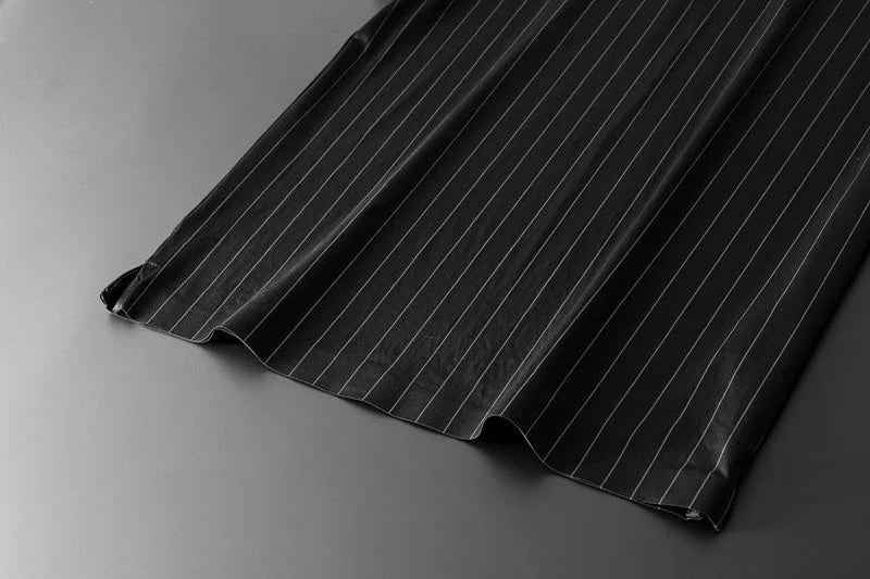 Ensemble deux pièces décontracté et confortable pour hommes, rayures Ice Injsobed, respirant, grande taille, haute qualité, été, nouvelle mode, 2026