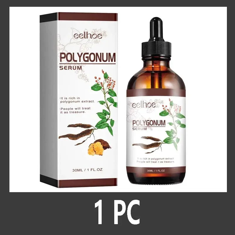 Nouveau tueur de cheveux blancs, liquide d'essence Polygonum Multiflorum élimine les cheveux gris et restaure la couleur naturelle des cheveux en 7 jours 2025