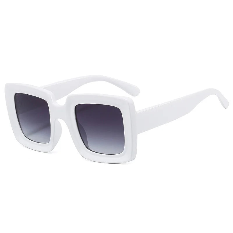 OEC CPO-Lunettes de soleil carrées punk pour femmes et hommes, lunettes de soleil multicolores, nuances colorées, lunettes de mode, UV400, tendance, femme, steampunk