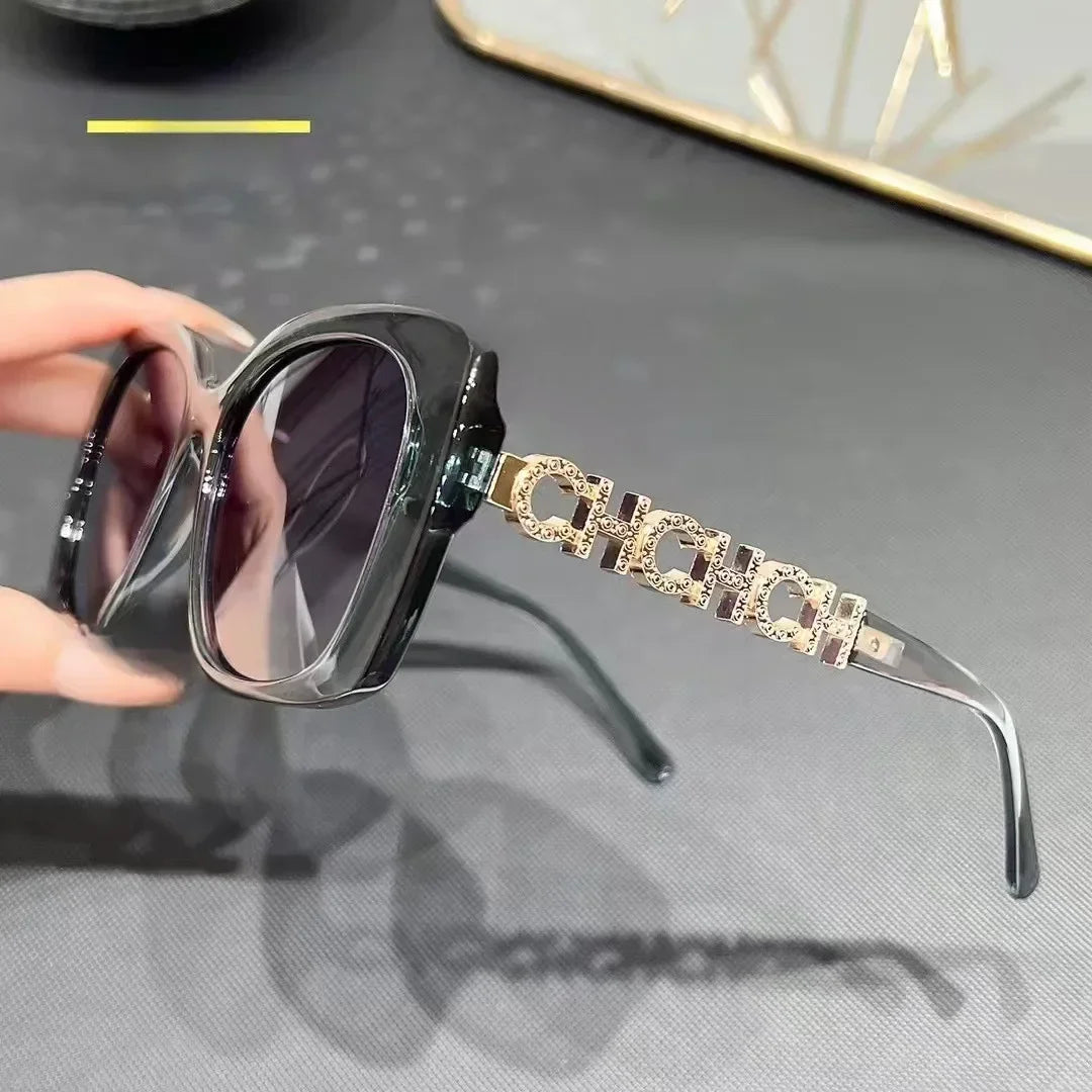 Lunettes de soleil polarisées de luxe légères pour femmes, lunettes de protection solaire de mode extérieure