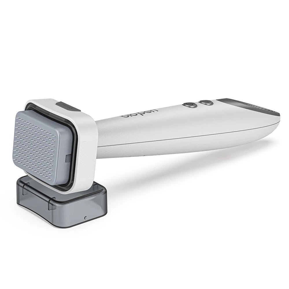 Nouveauté Derma Stamp Bio 6 LED Derma Pen EMS Vibration Microneedling équipement de beauté pour soins du visage croissance des cheveux