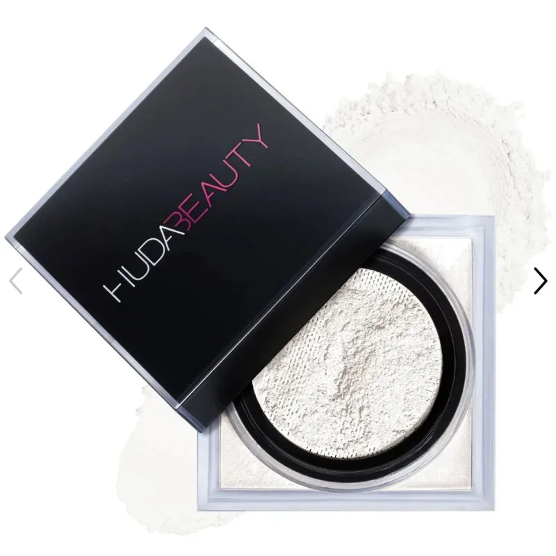 Huda Beauty – poudre à réglage délicat, durable, sans perte, contrôle du maquillage, verrouillage de l'huile, humidité, créer un maquillage de Base zéro pores