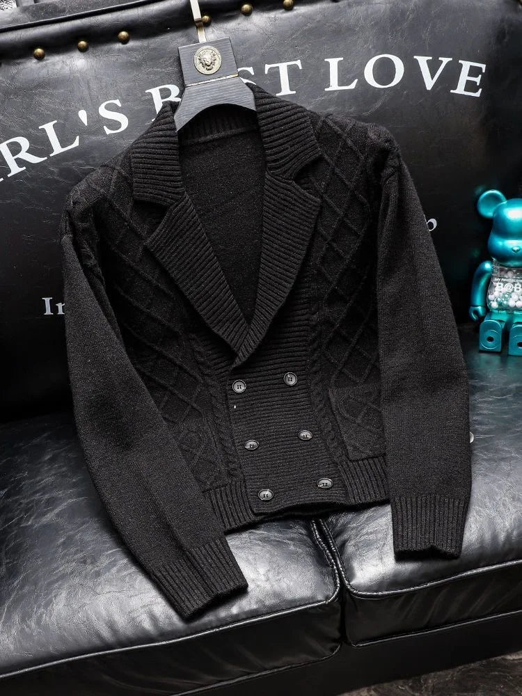 Pull confortable pour hommes, tricots chauds, décontracté, haute qualité, nouvelle tendance de la mode, automne et hiver 2026