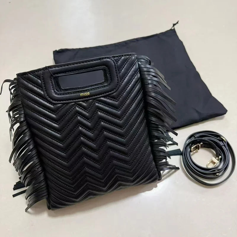 Nouveau sac à bandoulière pour femmes à la mode noir PU rétro sac à main Design luxueux décontracté dames sac à bandoulière