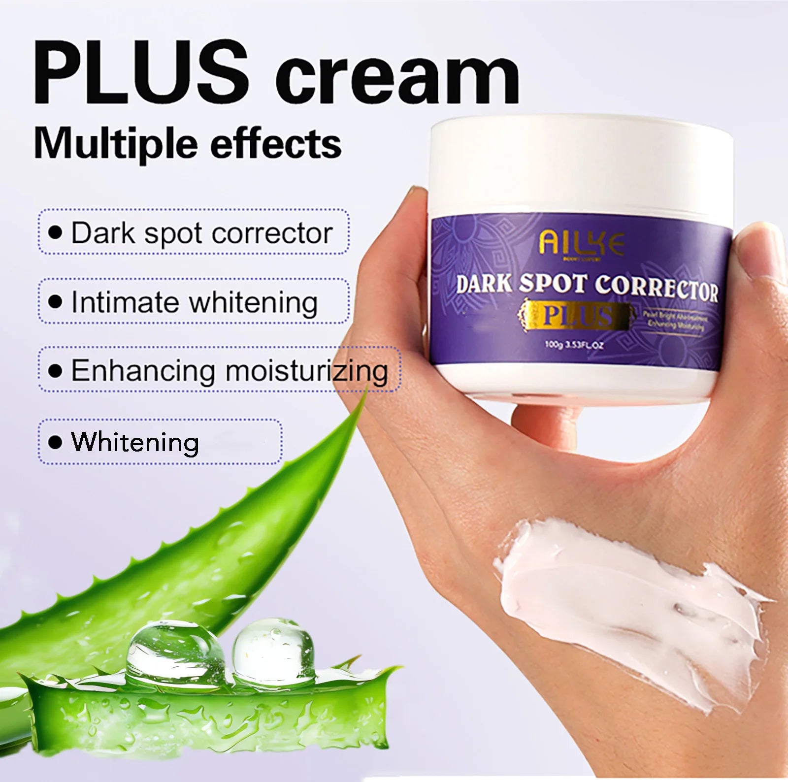 AILKE Ensemble de blanchiment double glutathion pour tous les types de peau, réduit les taches foncées, la mélanine, les taches de rousseur, le cloasma, même le teint