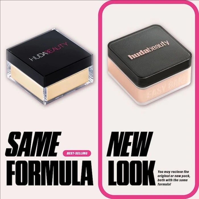 Huda Beauty – poudre à réglage délicat, durable, sans perte, contrôle du maquillage, verrouillage de l'huile, humidité, créer un maquillage de Base zéro pores