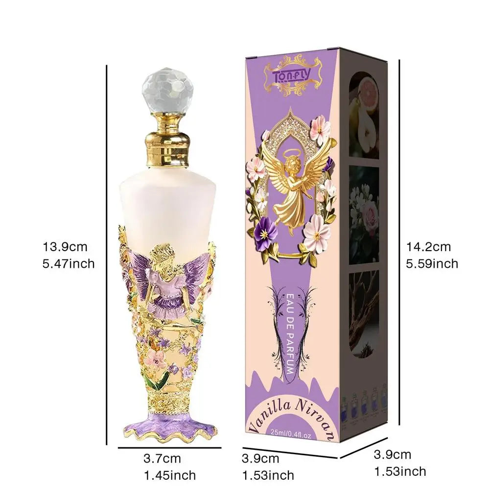 Parfum vanille pour femme 25 ml Eau de Toilette avec parfum de vanille doux et chaud Parfum quotidien longue durée pour les rencontres