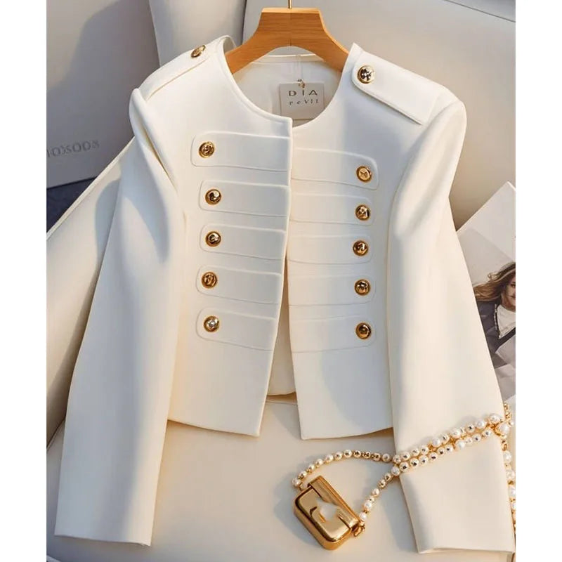 Blouse chemise vestes  pour femme automne tout-match nouveau blanc à manches longues tempérament haut dame dmanteau