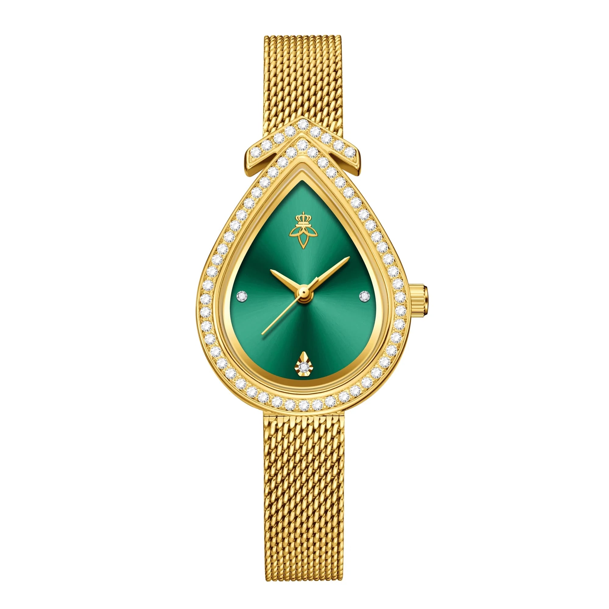 Montre de marque rétro Quartz pour femmes conception personnalisée or strass décoration montre tempérament élégant dames cadeau