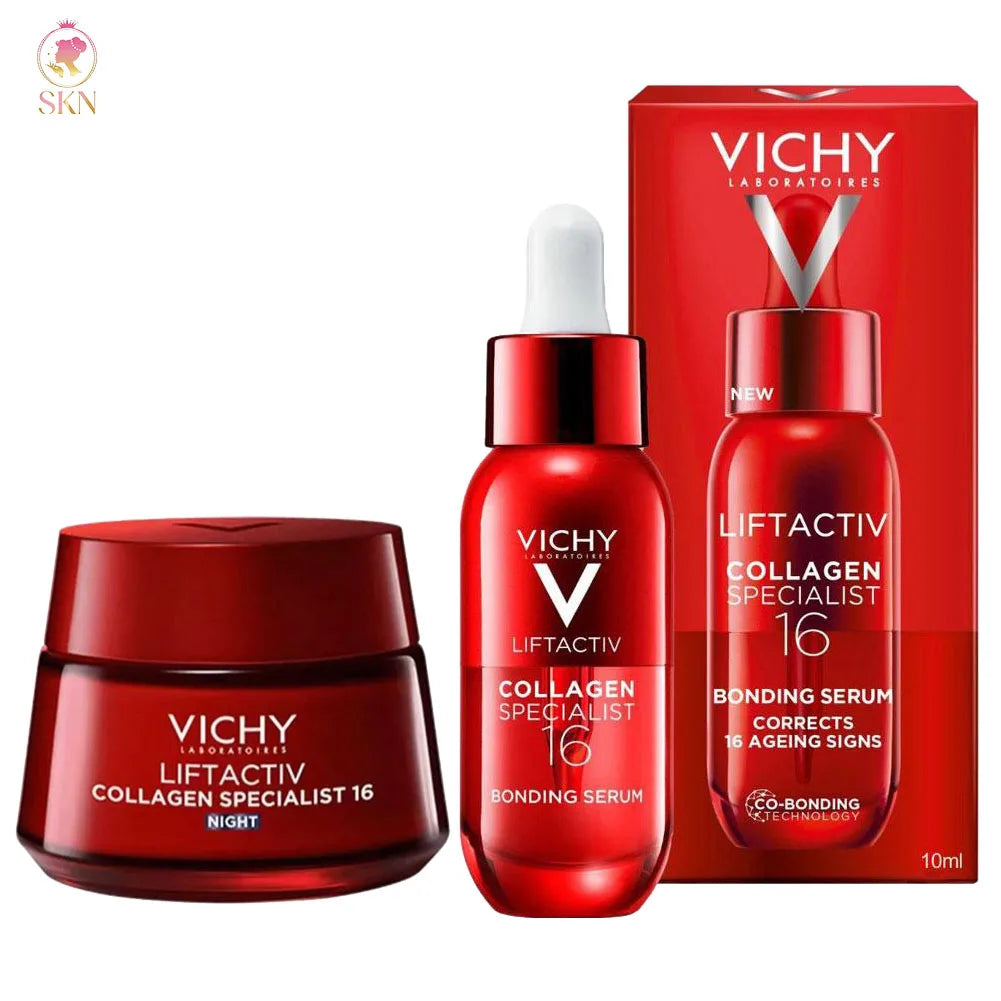 Sérum Booster Acide Vichy Réparation de la Barrière Cutanée Hydrate Crème Visage Légère Hydratante Peau Sensible Hydratante Raffermissante