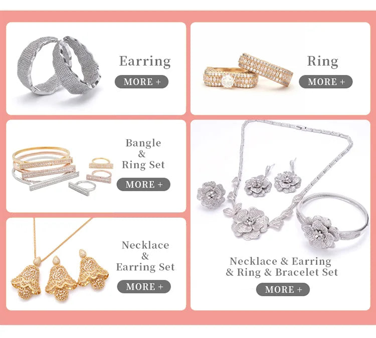 ensemble de LUXE  4 pendentifs en forme de goutte d'eau, bijoux en Zircon plaqué pour femmes, Bracelet, bague, collier, boucles d'oreilles, combinaison adaptée à un usage quotidien