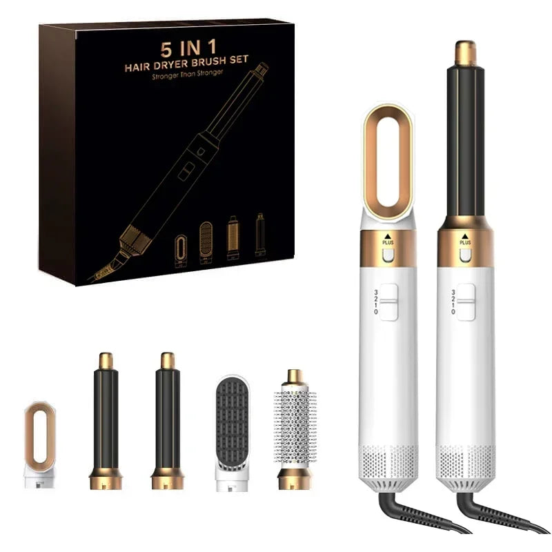 Nouveau 5 in1 cheveux Multi Styler sèche-cheveux fer à friser lisseur brosse à cheveux pour tous les Types de cheveux
