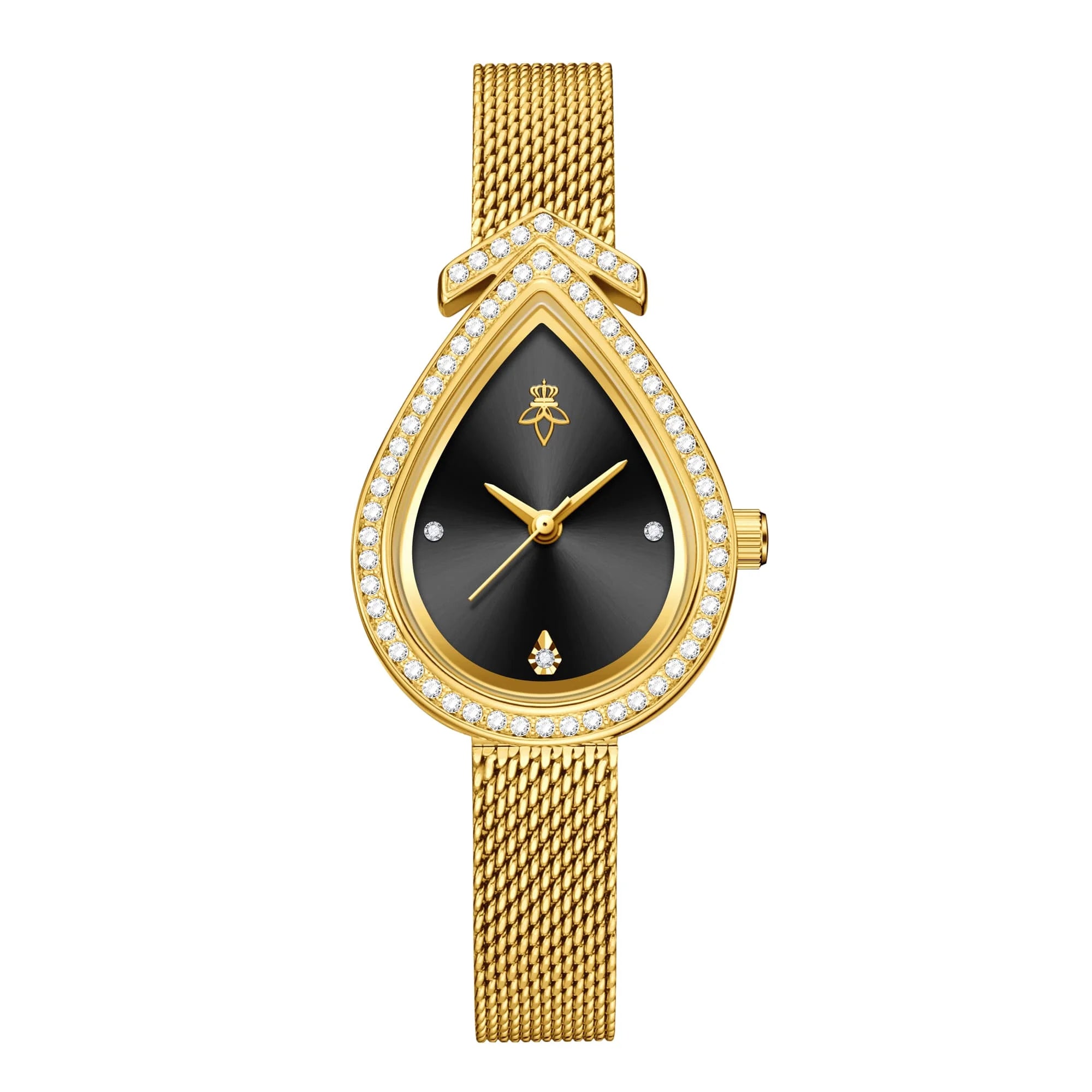 Montre de marque rétro Quartz pour femmes conception personnalisée or strass décoration montre tempérament élégant dames cadeau