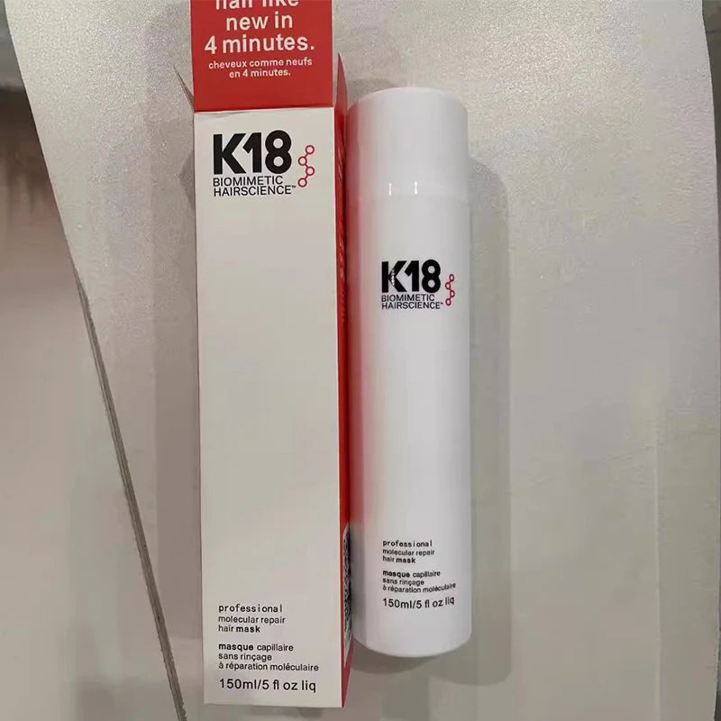 K18 masque capillaire réparateur moléculaire sans rinçage traitement à la kératine revitalisant en profondeur adoucir les cheveux lissage soins capillaires sains 50ml 150ml