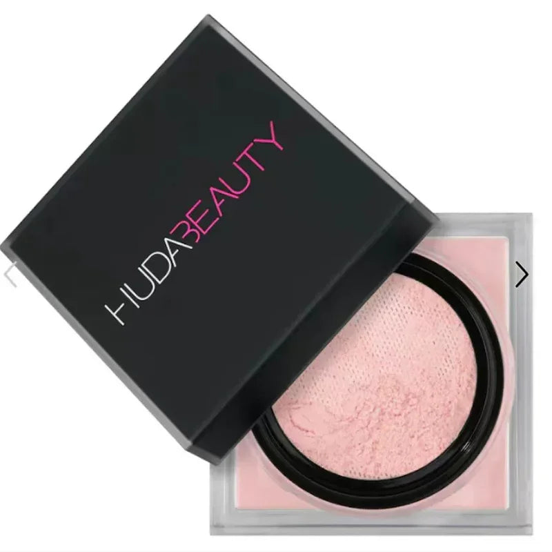 Huda Beauty – poudre à réglage délicat, durable, sans perte, contrôle du maquillage, verrouillage de l'huile, humidité, créer un maquillage de Base zéro pores