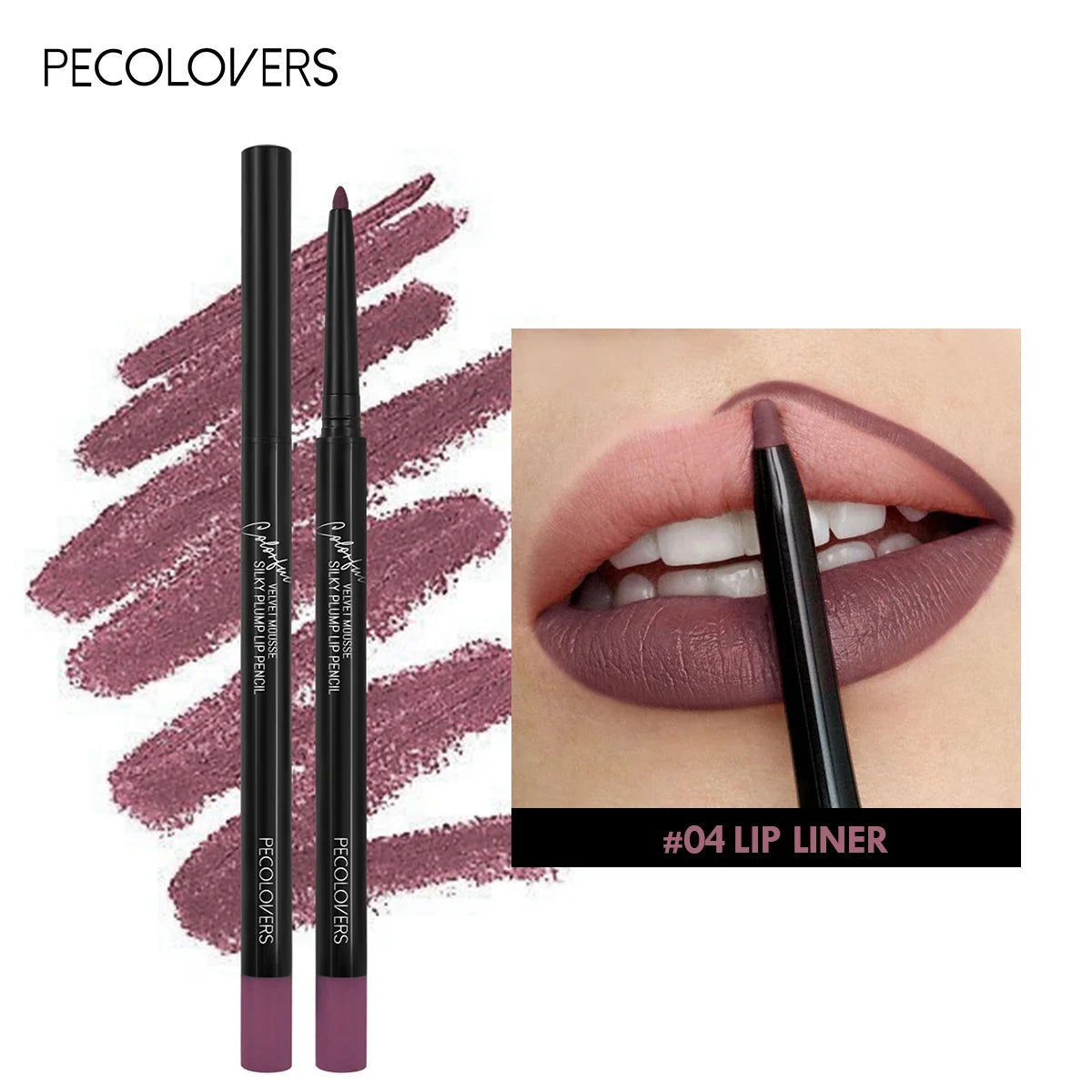 Crayon à lèvres mat imperméable, teinte rouge Contour, rouge à lèvres longue durée, tasse antiadhésive, maquillage hydratant pour les lèvres, 12 couleurs