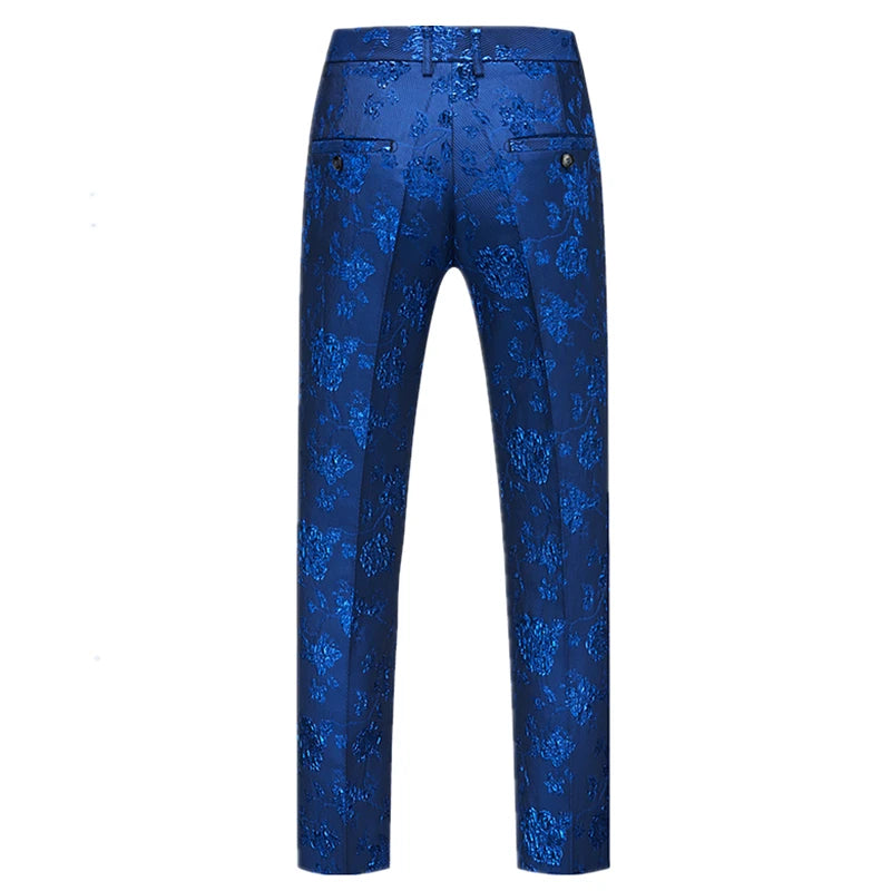 Pantalon homme stylé  imbibés de broderie d'automne, pantalons décontractés de mode,long