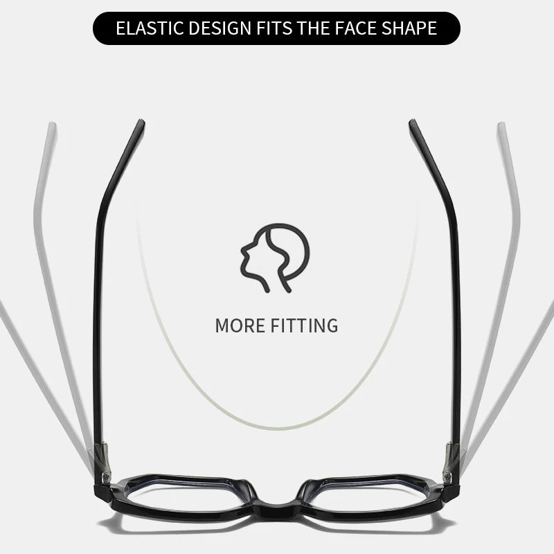 Lunettes carrées anti-Blu-Ray pour hommes et femmes, lunettes transparentes vintage, monture optique, lunettes d'ordinateur, mode respirante
