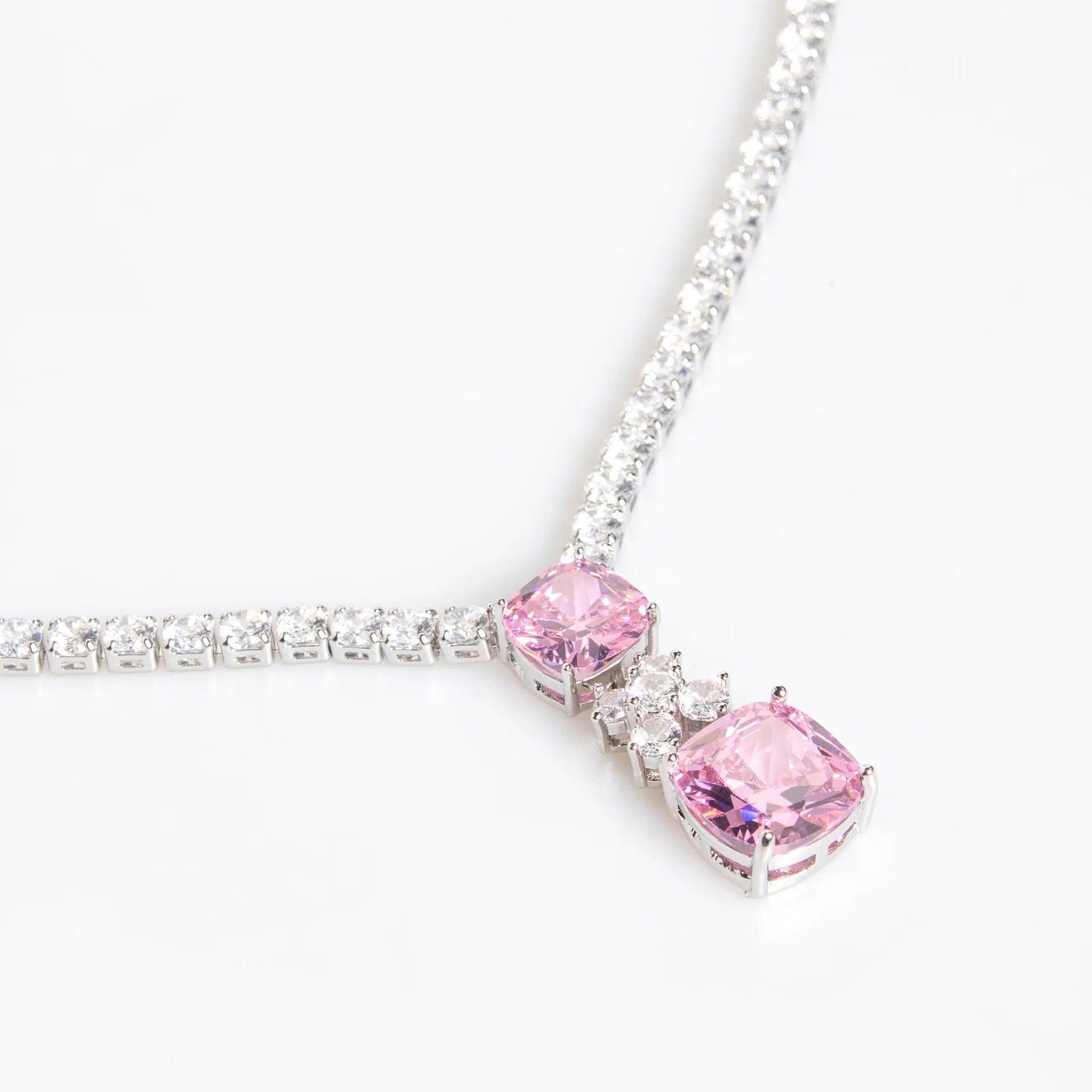 Ensemble de bijoux de mariage de luxe pour mariées et femmes, ensemble collier et boucles d'oreilles en zircone cubique, ras du cou pour fête de bal, pendentif, cadeaux