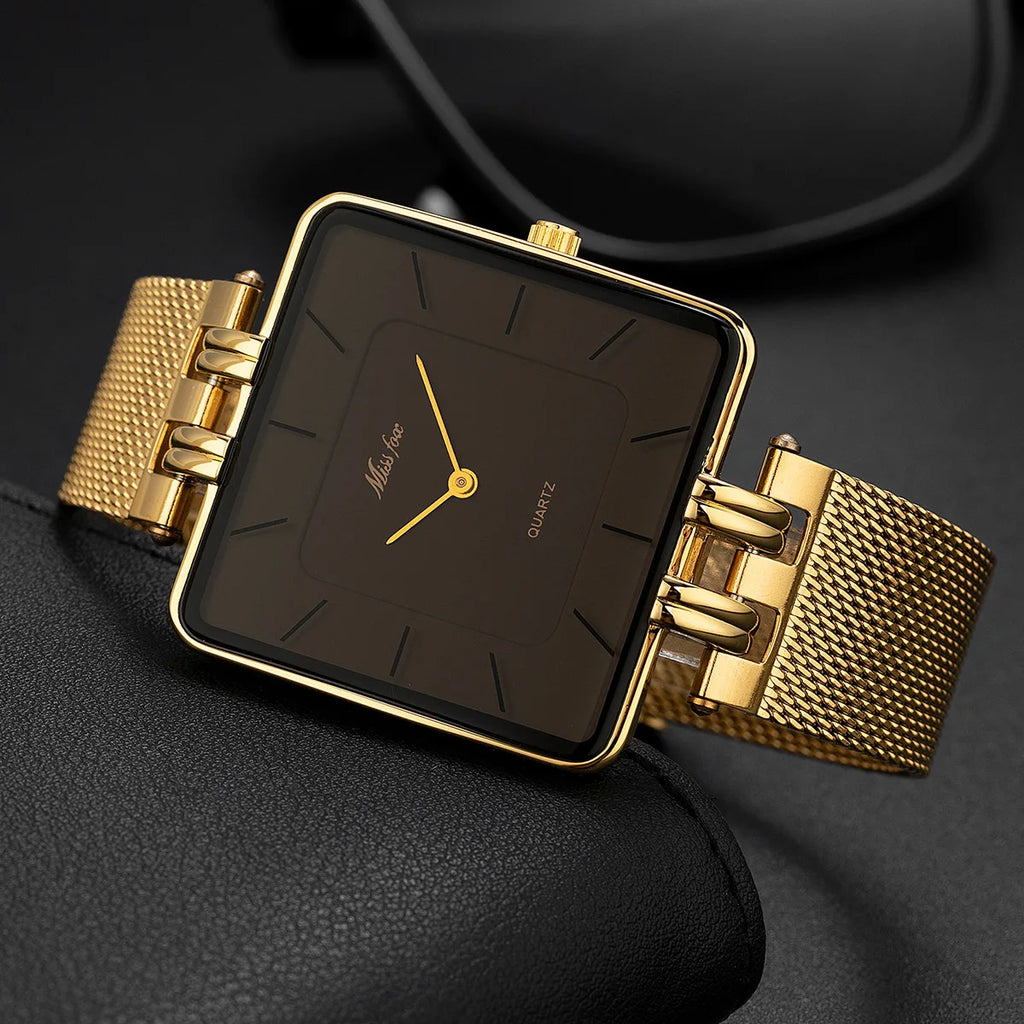 Hommes montre affaires moyen-orient classique Simple en acier inoxydable Couple montre étanche femmes mode Quartz horloge montres