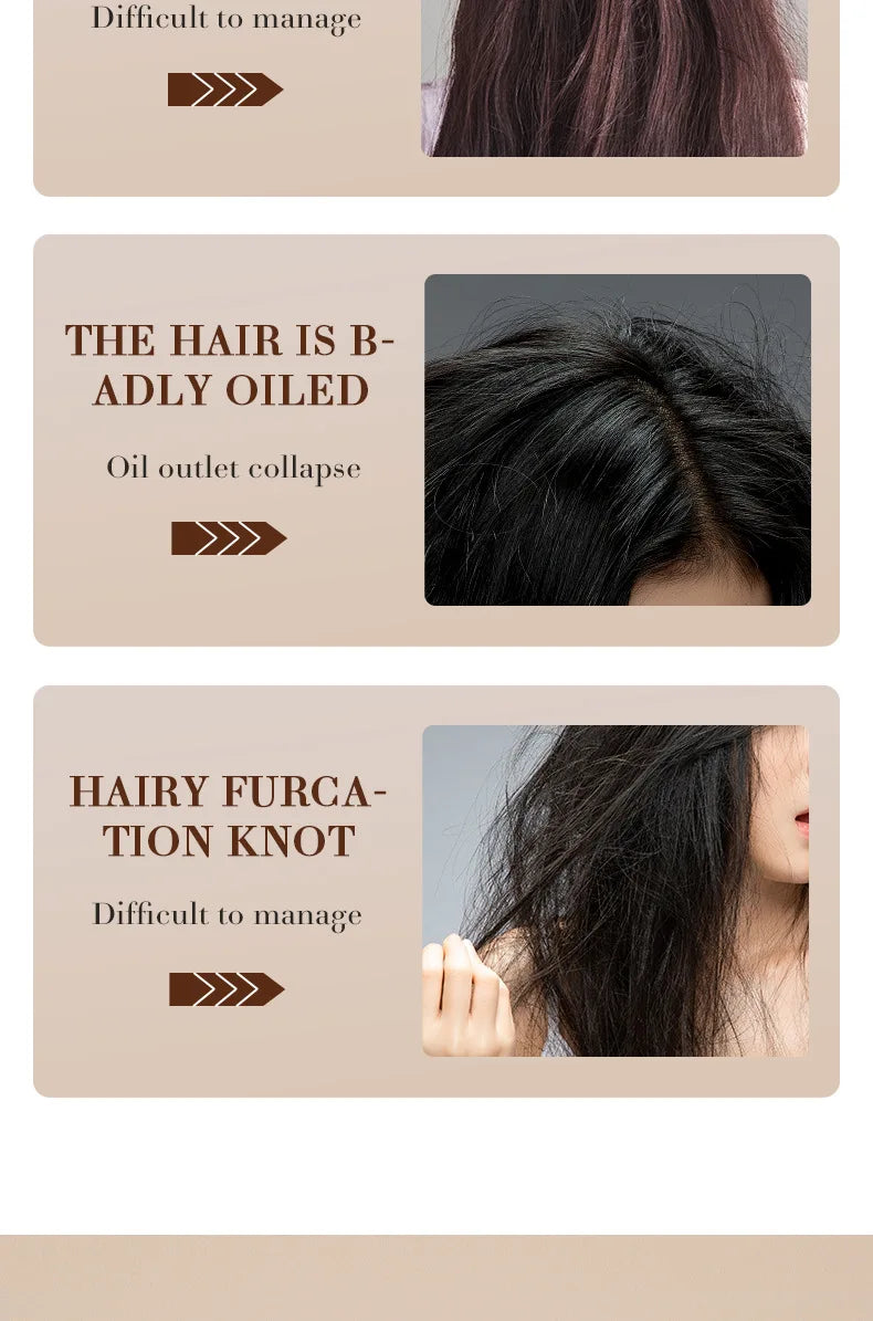 Après-shampooing SADOER Masque hydratant à la noix de coco améliore la qualité des cheveux crépus