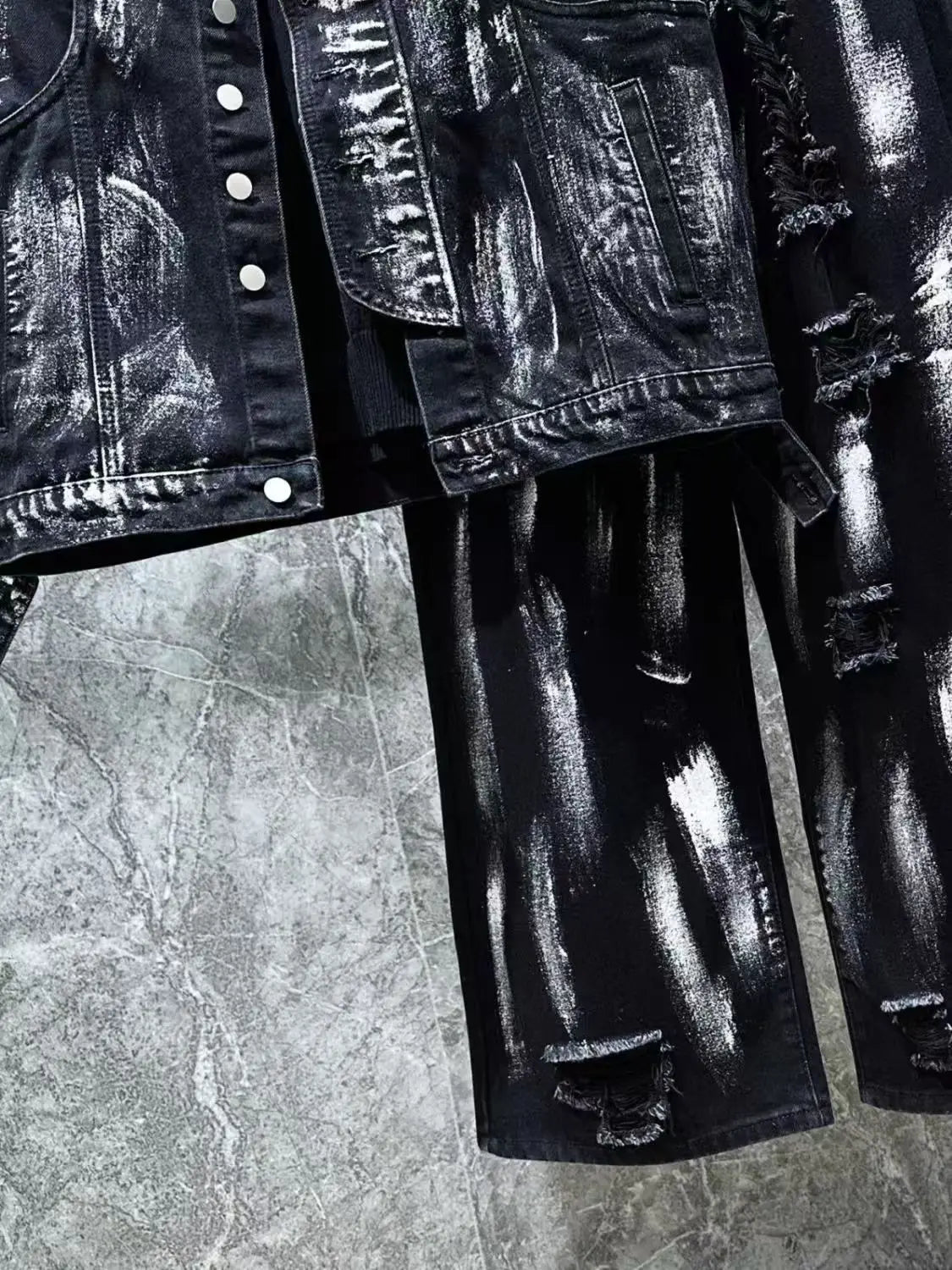 Ensemble deux pièces tendance pour hommes, gilet ample et décontracté, pantalon, costume 2 pièces, rétro américain