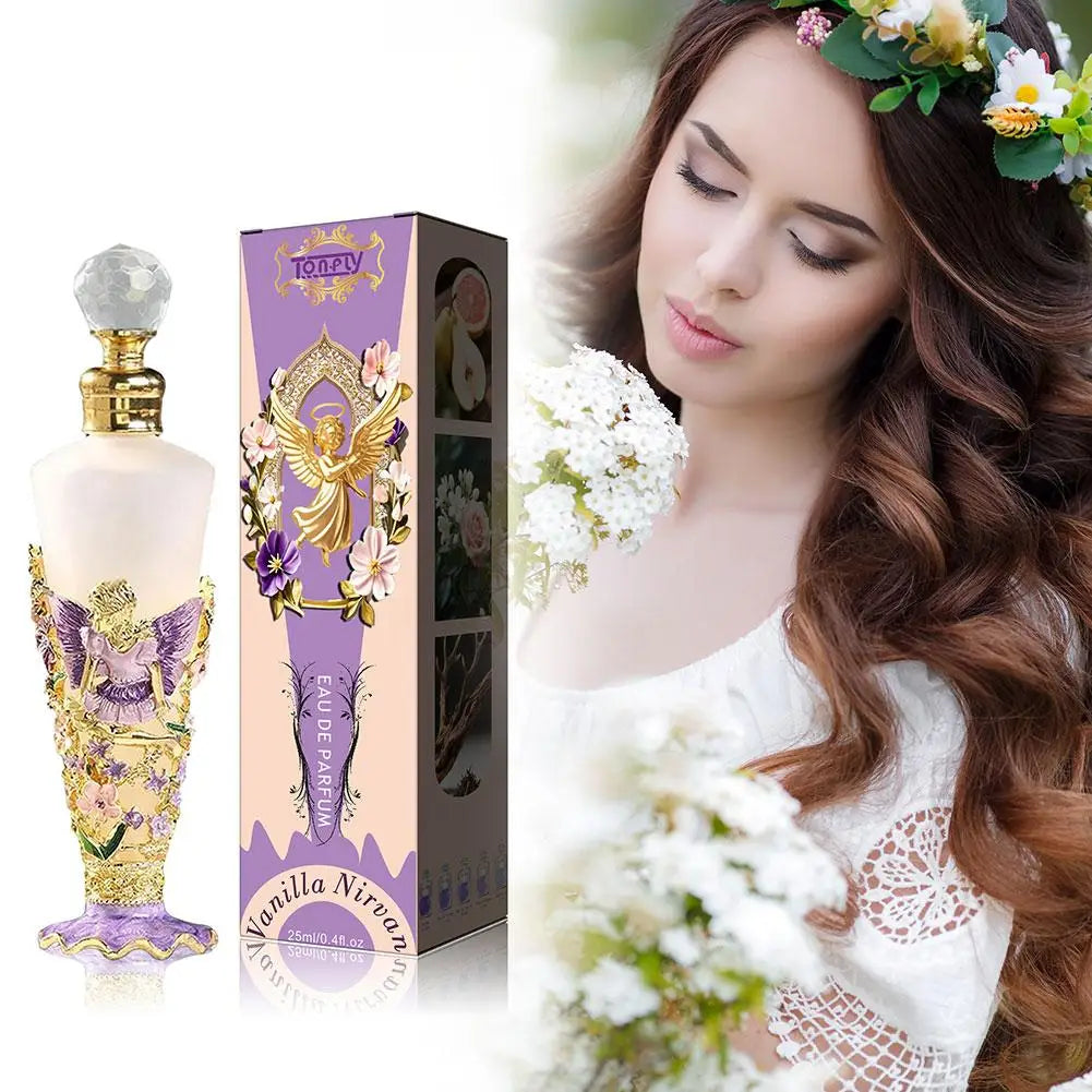 Parfum vanille pour femme 25 ml Eau de Toilette avec parfum de vanille doux et chaud Parfum quotidien longue durée pour les rencontres