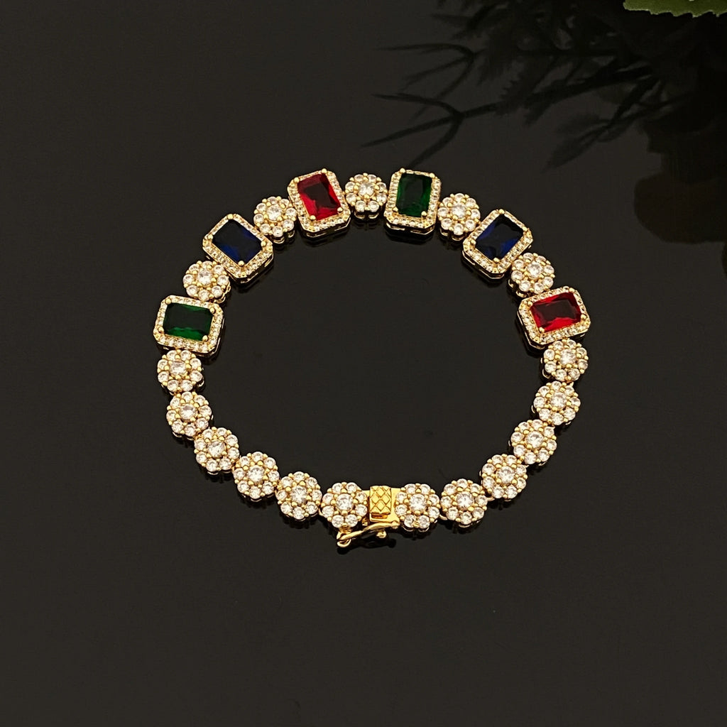 ensemble de LUXE  4 pendentifs en forme de goutte d'eau, bijoux en Zircon plaqué pour femmes, Bracelet, bague, collier, boucles d'oreilles, combinaison adaptée à un usage quotidien