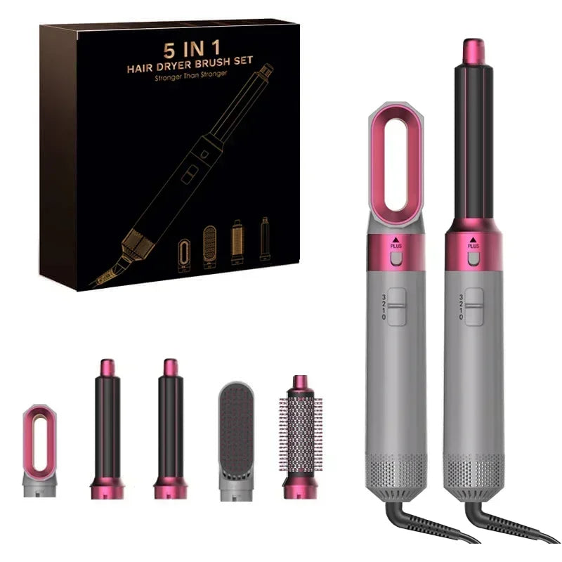 Nouveau 5 in1 cheveux Multi Styler sèche-cheveux fer à friser lisseur brosse à cheveux pour tous les Types de cheveux