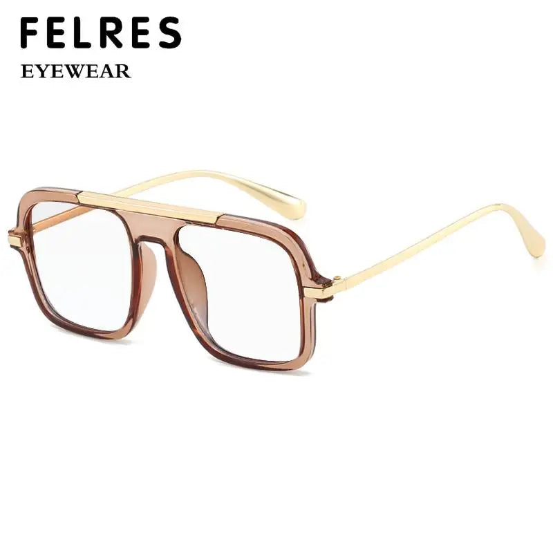 Lunette Grand carré Anti lumière bleue hommes femmes marque Design  a 0 Prescription   de mode