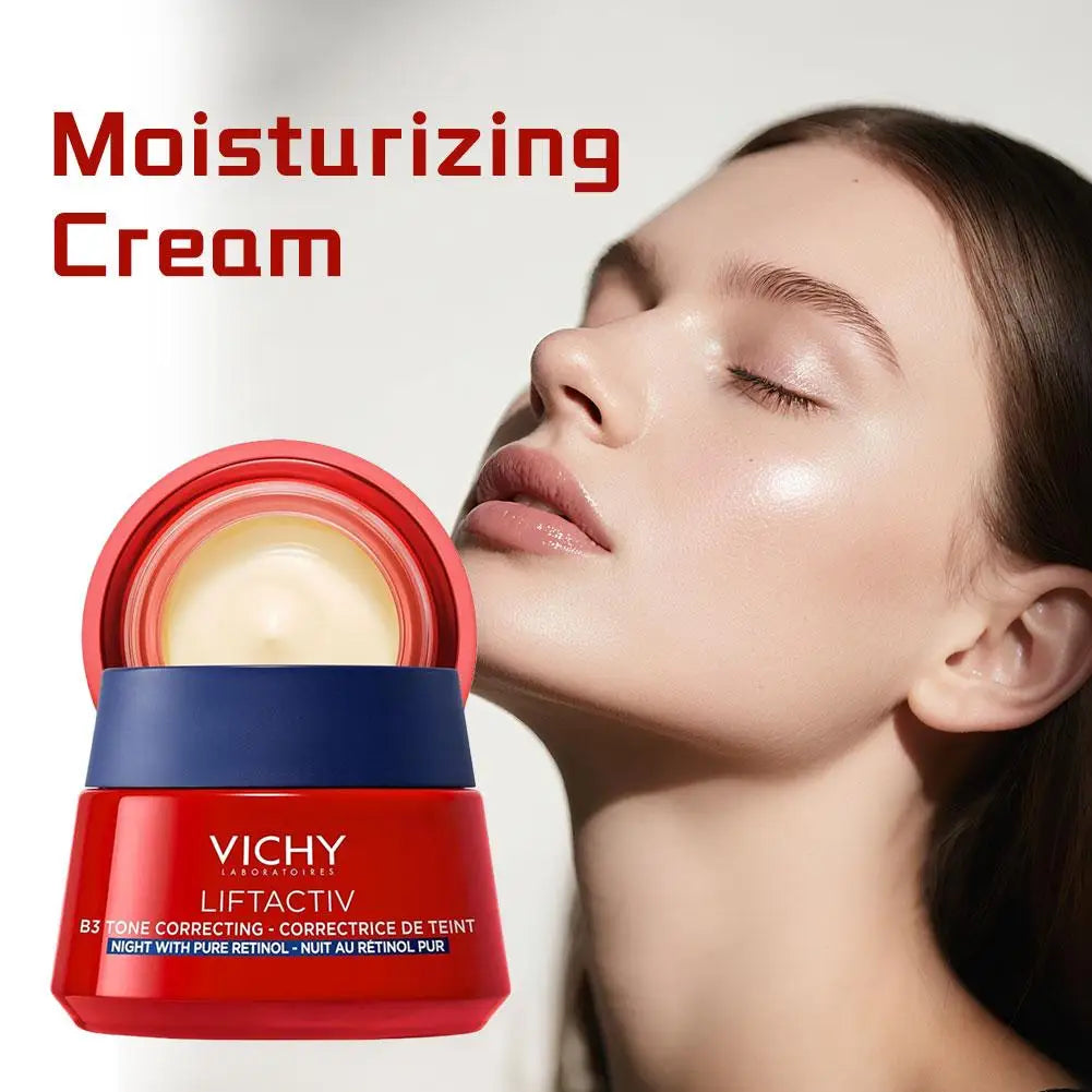 Vichy B3 – crème de nuit raffermissante au collagène, éclaircissante, améliore l'élasticité de la peau, hydrate en profondeur, soins pour la peau, 50ml