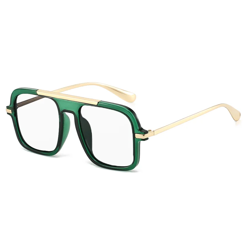 Lunette Grand carré Anti lumière bleue hommes femmes marque Design  a 0 Prescription   de mode