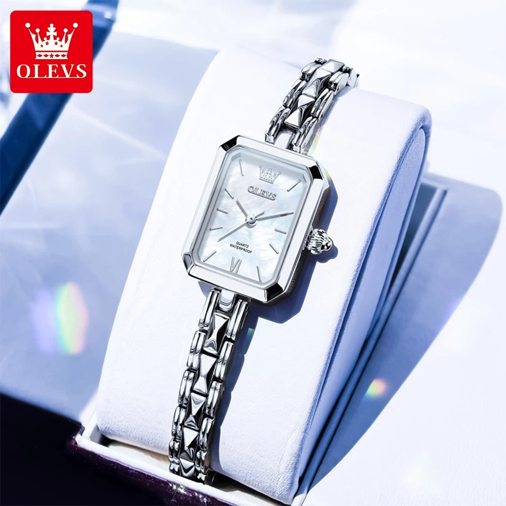 Montres pour femme Original élégant carré Quartz montre-bracelet étanche lumineux dames femme polyvalent Reloj