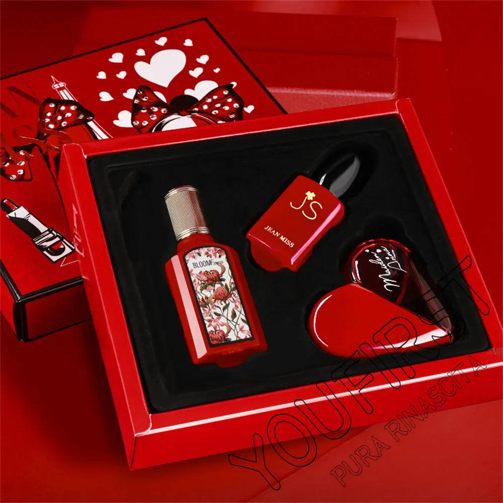 Parfum De marque pour femmes, coffret cadeau 110ml, ensemble De trois pièces, parfum durable, parfum Floral, phéromone, Eau De Parfum, eau aromatique De Cologne
