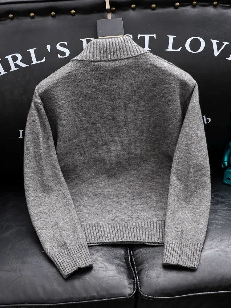 Pull confortable pour hommes, tricots chauds, décontracté, haute qualité, nouvelle tendance de la mode, automne et hiver 2026