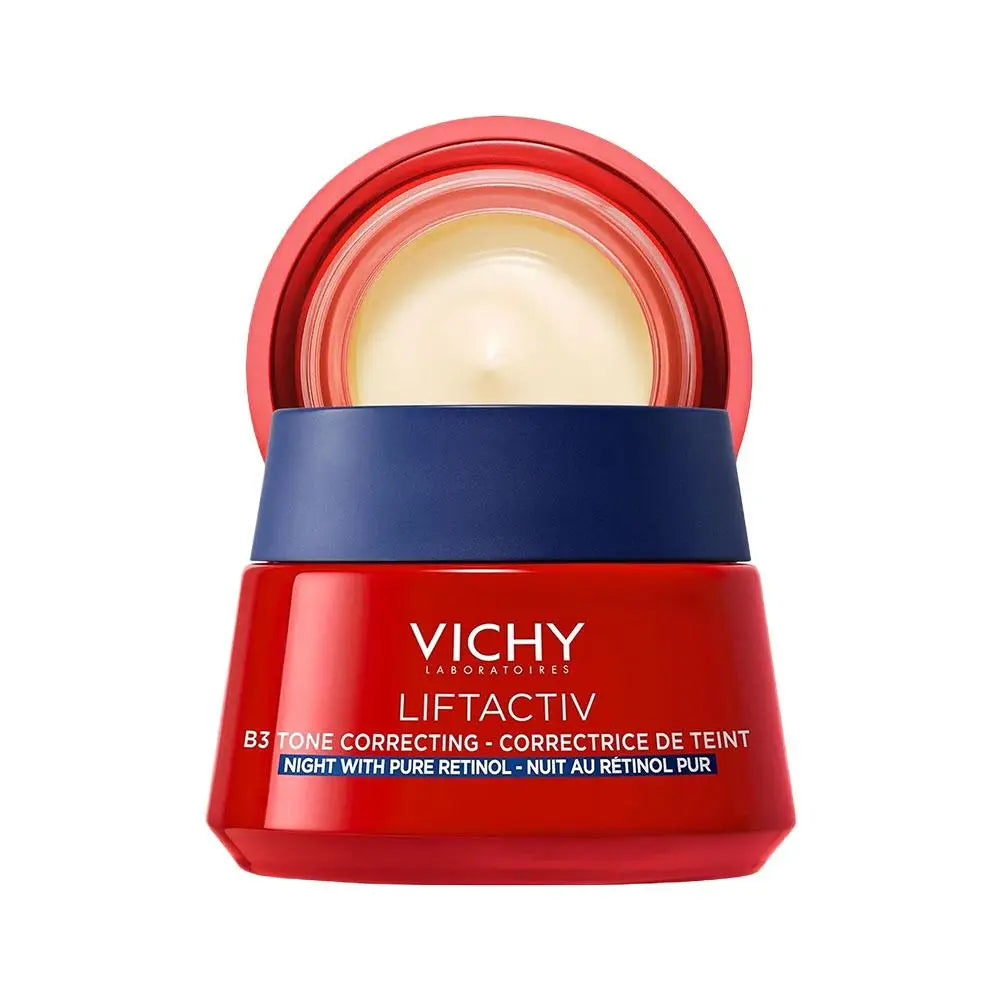 Vichy B3 – crème de nuit raffermissante au collagène, éclaircissante, améliore l'élasticité de la peau, hydrate en profondeur, soins pour la peau, 50ml