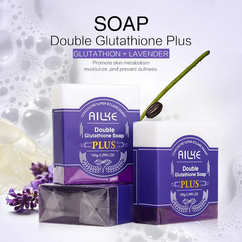AILKE Anti taches, savon pour peau lisse, barre parfumée, pour peau noire, peau foncée, peau caramel, éclaircissant, blanchissant, pour le visage et le corps
