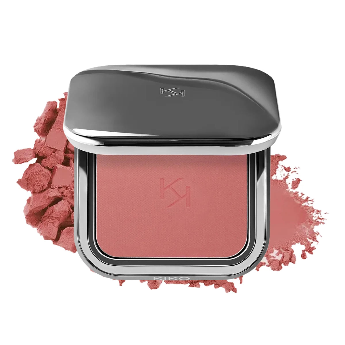 Fard à joues en poudre longue tenue KIKO Unlimited Blush avec un résultat modulable, rouge à lèvres, fard à joues de poche, facile à appliquer, couleur