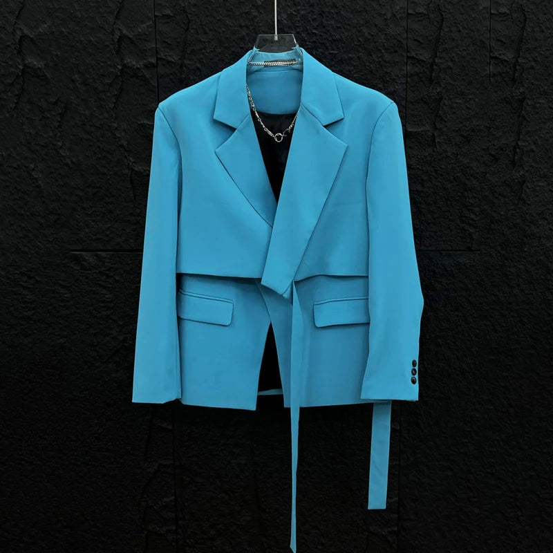 Ensemble pour homme  printemps automne nouveaux Techwear Niche ample Chic personnalité à la mode