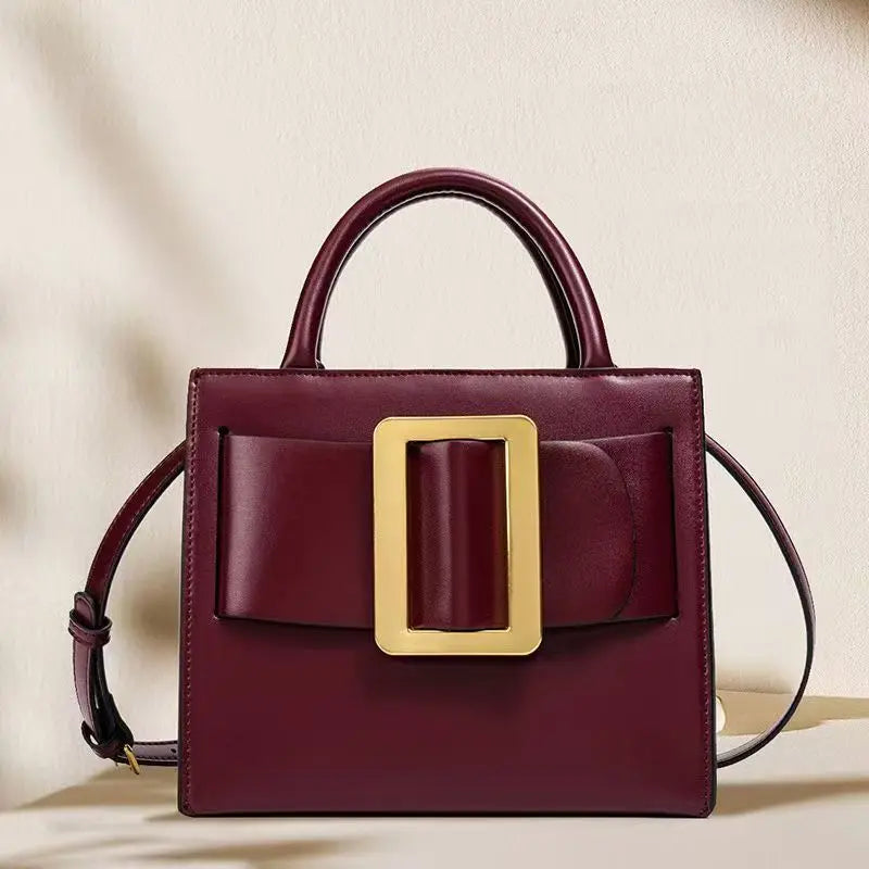 Petit sac carré rétro Style Hong Kong pour femmes, sac à main à la mode, Texture de couleur Pure, sac à bandoulière simple, nouvelle collection printemps été